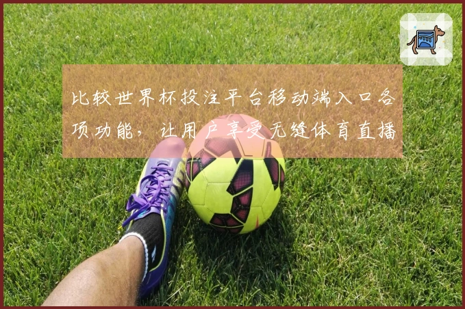 比较世界杯投注平台移动端入口各项功能,让用户享受无缝体育直播体验